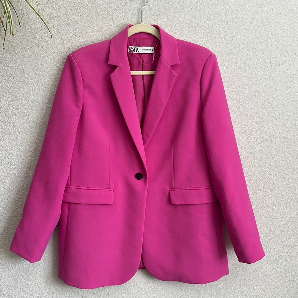 ZARA pink blazer NWOT